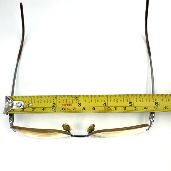 Vintage Jaguar Eyeglass Frames Model 3342-276 Bronze Tortoise Half Rim 55-17-140 - Picture 13 of 14